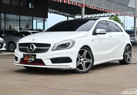 Benz A250 2.0 W176 Sport 2014 ชุดแต่งศูนย์รอบคันหลังคาแก้ว รถบ้านมือเดียวออกศูนย์