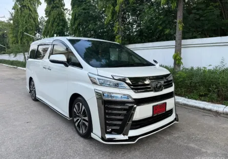 2018 Toyota VELLFIRE 2.5 รถตู้/MPV รถบ้านมือเดียว ไมล์น้อย เจ้าของขายเอง 