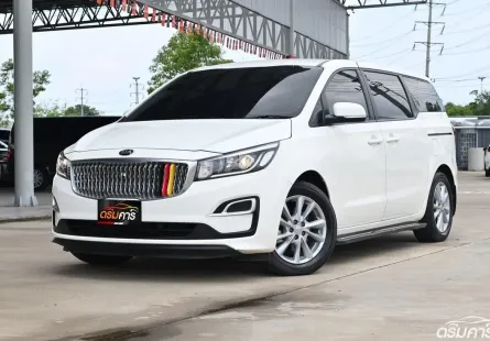 Kia Grand Carnival 2.2 LX 2021 รถครอบครัวแต่งเบาะวีไอพี ใช้งานน้อยไใล์เพียง 4 หมื่นกว่าโล
