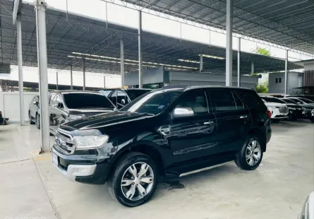 FORD EVEREST 2.2 TITANIUM PLUS 2017 รถสวย มือแรกออกห้าง ไมล์น้อย TOP สุด พร้อมใช้ รับประกันตัวถังสวย