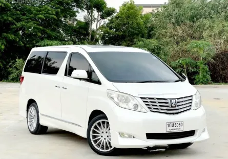 2010 Toyota ALPHARD 3.5 รถตู้/MPV รถสภาพดี มีประกัน ไมล์แท้ ประวัติดี 