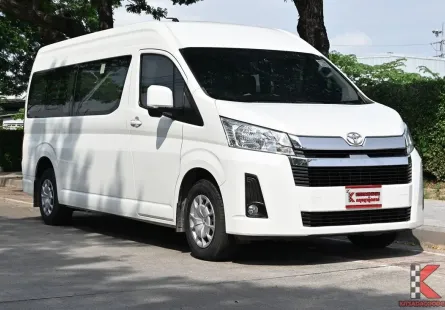 Toyota Commuter 2.8 2021 รถตู้หน้ายาวเบาะวีไอพี 9 ที่นั่ง เจ้าของเดิมเช็คศูนย์ตลอด