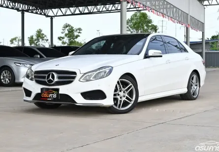Benz E300 2.1 W212 AMG Dynamic Blue TEC HYBRID 2014 ไฟหน้าใหม่ชุดแต่งศุนย์รอบคันไมล์น้อย