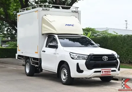 Toyota Revo 2.4 SINGLE Entry 2021 กระบะตู้ทึบภายในสแตนเลสเหมาะวิ่งส่งน้ำแข็ง ของสดได้