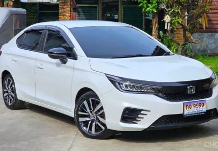 2021 Honda CITY 1.0 RS รถเก๋ง 4 ประตู รถบ้านมือเดียว รถเดิมๆทั้งคัน เลขไมล์น้อยรับประกันเลขไมล์แท้