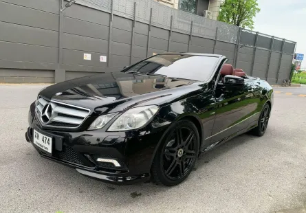 2012 Mercedes-Benz E-Class E250 Cabriolet AMG ผ้าใบดำ ภายในแดง