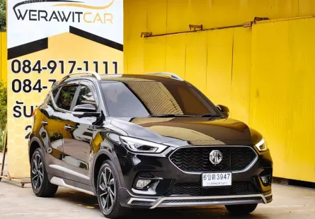 MG ZS 1.5 X+ SUV ตัวท็อปสุด ปี 2022 หลังคา Sunroof เครื่อง เบนซิน เกียร์ Auto รถสวย สภาพใหม่ป้ายแดง