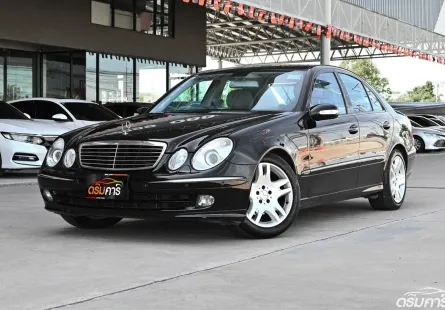 Benz E280 3.0 W211 Avantgarde 2006 รถบ้านมือเดียวใช้งานน้อย เจ้าของเดิมดูแลดีสภาพเดิมๆ ทั้งคัน