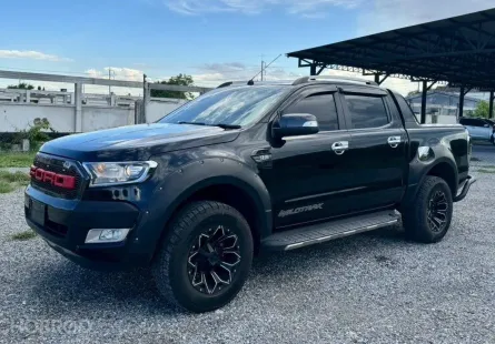 FORD RANGER 2.2 WILDTRAK HI-RIDER DOUBLE CAB M/T ปี 2016 สีดำ