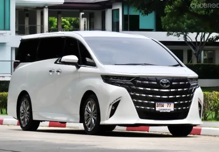 2025 Toyota ALPHARD 2.5 Z รถตู้/MPV ไมล์น้อย มือเดียวป้ายแดง 