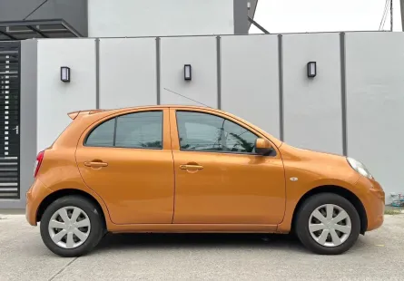 2010 Nissan MARCH 1.2 ออโต้ ไม่แก็ส  ไมล์ 89,559   มือเดียว ประวัติศูนย์ตลอด ไมล์น้อยมาก รถไม่เคยชน