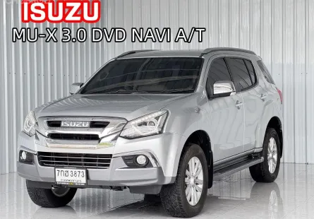 รถครอบครัว 7 ที่นั่ง  Isuzu MU-X 3.0 DVD Navi SUV 