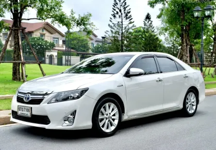 2013 Toyota CAMRY 2.5 Hybrid รถเก๋ง 4 ประตู รถบ้านมือเดียว ไมล์น้อย 
