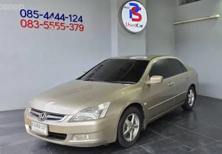 รถสภาพสวยพร้อมใช้ ไมล์น้อย ไม่เคยติดแก๊ส Honda Accord 2.4 EL ปี 2003