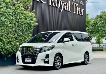 2018 Toyota ALPHARD 2.5 รถตู้/MPV รถบ้านมือเดียว ไมล์น้อย 