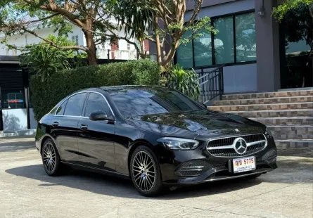 2023 BENZ C220D W206 รถมือเดียวออกป้ายแดง รถวิ่งน้อย ไม่เคยมีอุบัติเหตุ วารันตีศูนย์เหลืออีกนานครับ