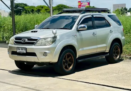 2005 Toyota Fortuner 3.0 V SUV ดาวน์ 0% รถบ้าน ไมล์น้อย มือเดียวป้ายแดง 