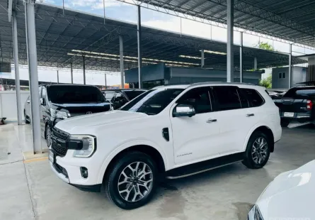 FORD EVEREST 2.0 TITANIUM PLUS 2023 รถสวย สภาพป้ายแดง ไมล์น้อย 2 หมื่นโล TOP รับประกันตัวถังสวย