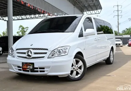 Benz Vito 2.1 W639 115 CDI 2013 รถบ้านมือเดียวเจ้าของเดิมดูแลดีมาก ชุดรอบคันภายในแต่งวีไอพี