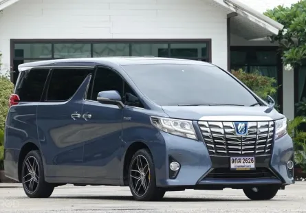 2017 Toyota ALPHARD 2.5 HYBRID E-Four รถตู้/MPV รถสวย ไมล์แท้ มือเดียว เจ้าของขายเอง 