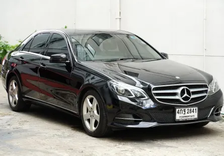 2015 Mercedes-Benz E-Class 2.0 E200 CGI รถเก๋ง 4 ประตู รถบ้านมือเดียว ไมล์น้อย 