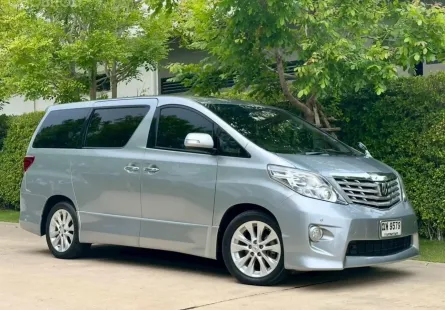 2009 Toyota ALPHARD 2.4 รถตู้/MPV รถสวย ไมล์น้อย มือเดียวป้ายแดง 