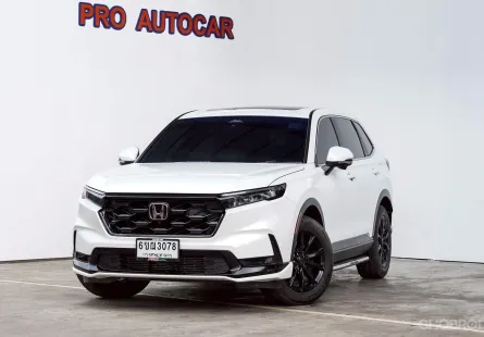 All NEW Honda CR-V (G6) 1.5 Turbo EL 4WD ปี 2023 -ออโต้ (เบนซิน) รถบ้านแท้ ตัวท๊อป 7ที่นั่ง มือเดียว