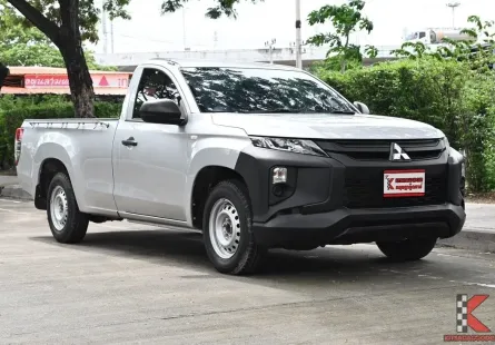 Mitsubishi Triton 2.5 SINGLE GL 2021 ตัวไมเนอร์เชนจ์ หน้าใหม่ ไฟใหม่ รถบ้านมือเดียวใช้งานน้อย
