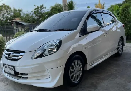 2013 Honda amaze 1.2 V  น็อตไม่มีขยับ ไม่เคยติดแก๊ส สวยเดิมสุดสุด 