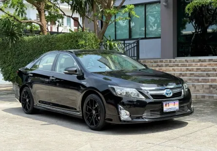2014 TOYOTA CAMRY HV PREMIUM รุ่น TOP รถมือเดียว วิ่งน้อย ไม่มีอุบัติเหตุ เปลี่ยนแบต HYBRID แล้วครับ