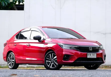 2020 Honda CITY 1.0 RS รถเก๋ง 4 ประตู ออกรถง่าย รถบ้านมือเดียว ไมล์แท้ 