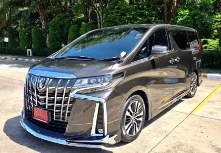 2019 Toyota ALPHARD 2.5 รถตู้/MPV รถบ้านแท้ ไมล์น้อย เจ้าของขายเอง 