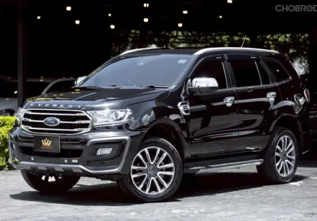 2019 Ford Everest 2.0 Titanium 4WD SUV รถบ้านมือเดียว ไมล์น้อย 