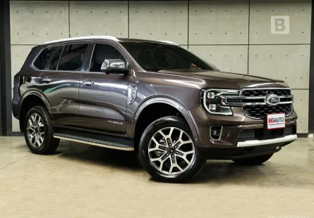 2023 Ford EVEREST 2.0 Titanium+ 4WD SUV AT ไมล์แท้ 4 หมื่น Warranty5ปี 150,000KM B6318