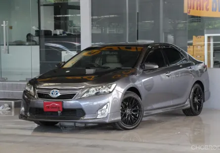 Toyota CAMRY 2.5 Hybrid Premium ปี2013 เปลี่ยนแบตมา พค2024 รถบ้านแท้ๆ เข้าศูนย์ตลอด สวยเดิม ฟรีดาวน์