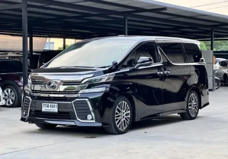 2018 Toyota VELLFIRE 2.5 ZG ไมล์ 46,000 กม. ภายในแต่งครบ