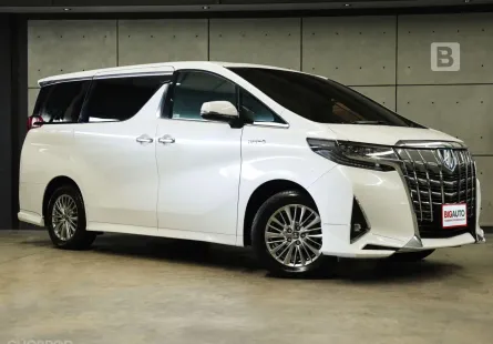 2019 Toyota ALPHARD 2.5 HV 4WD AT ไมล์แท้ รถมือแรกจากป้ายแดง ประวัติการดูแลรักษารถดี B6790
