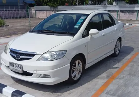 2006 Honda CITY 1.5 ZX VTEC ตัวท็อป เบาะหนัง รถเก๋ง 4 ประตู รถบ้านแท้ เเถมประกัน 