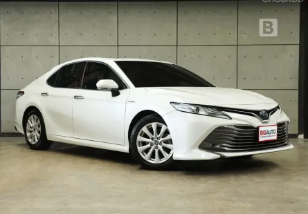 2019 Toyota CAMRY 2.5 Hybrid Premium Sedan AT ไมล์แท้ 9 หมื่น รถมือเเรกจากป้ายเเดง B5086
