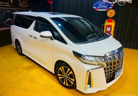 2019 Toyota ALPHARD 2.5 รถตู้/MPV รถสภาพดี มีประกัน ไมล์แท้ มือเดียวป้ายแดง 