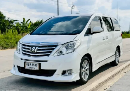 2012 Toyota ALPHARD 2.4 รถตู้/MPV รถบ้านแท้ ไมล์น้อย 