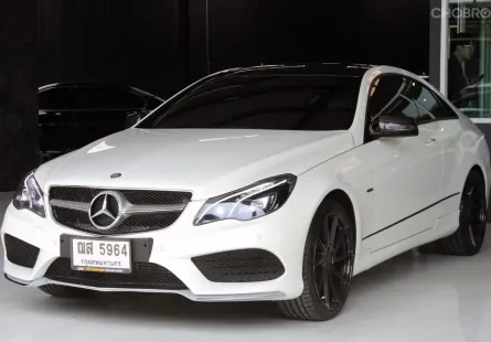 2012 Mercedes-Benz E-Class 1.8 E250 CGI รถเก๋ง 2 ประตู ออกรถง่าย 