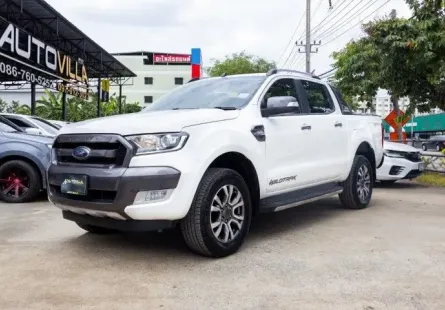 2018 Ford Ranger Doublecab HiRider 2.2 Wildtrak A/T รถสวยสภาพพร้อมใช้งาน ภายในสะอาด