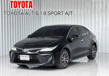 รถมือเดียว หล่อเข้มสปอร์ต Toyota COROLLA 1.8 รถเก๋ง 4 ประตู