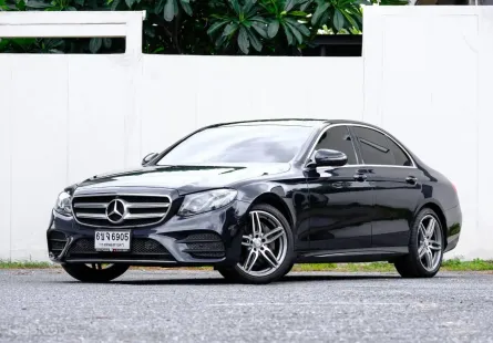 2016 Mercedes-Benz E-Class 2.0 E220d AMG รถเก๋ง 4 ประตู เจ้าของขายเอง รถสวย ไมล์น้อย 