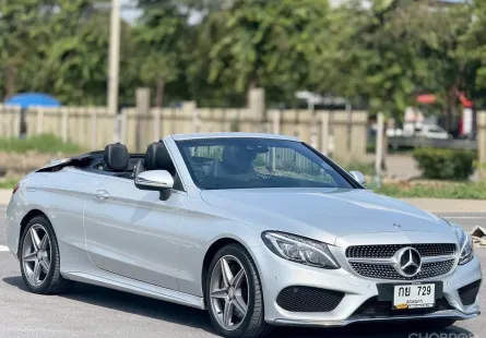 2016 Mercedes-Benz C-Class 2.0 C300 Cabriolet Cabriolet รถสวย ไมล์แท้ 