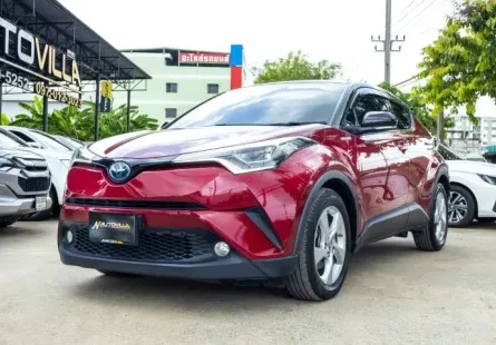 2018 Toyota CHR 1.8 Hybrid High รถสวยสภาพพร้อมใช้งาน สภาพใหม่กริป