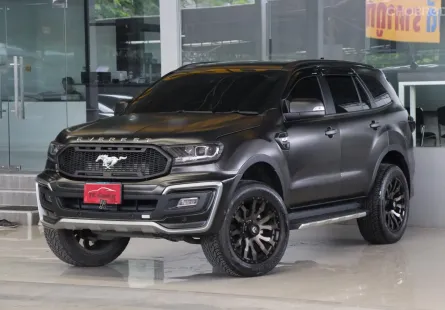 Ford Everest 2.0 Titanium+ ปี 2022 สวยสภาพป้ายแดง WRAPดำกันรอยรอบคัน ไมล์แท้2x,xxxโล ออกรถ0บาท