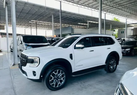 FORD EVEREST 2.0 TITANIUM PLUS 4WD 2023 รถสวย มือแรก สภาพป้ายแดง ไมล์ 3 หมื่น TOP รับประกันตัวถังสวย