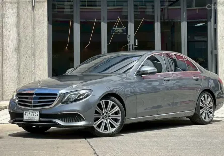 รถหรูน่าใช้สุดๆ เจ้าของเดิมขายเพราะไปต่างประเทศ Benz E350e Exclusive Plug-In Hybrid ปี2018
